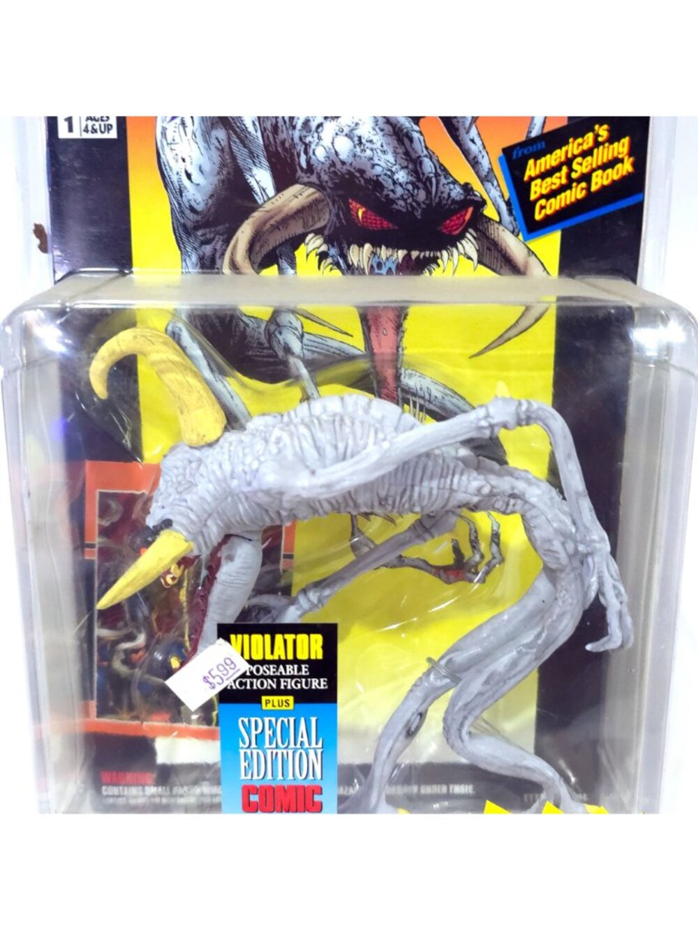 Todd McFarlanes Spawn Violator Poseable Action Figure W/ Special Edition Comic B - Picture 4 of 11